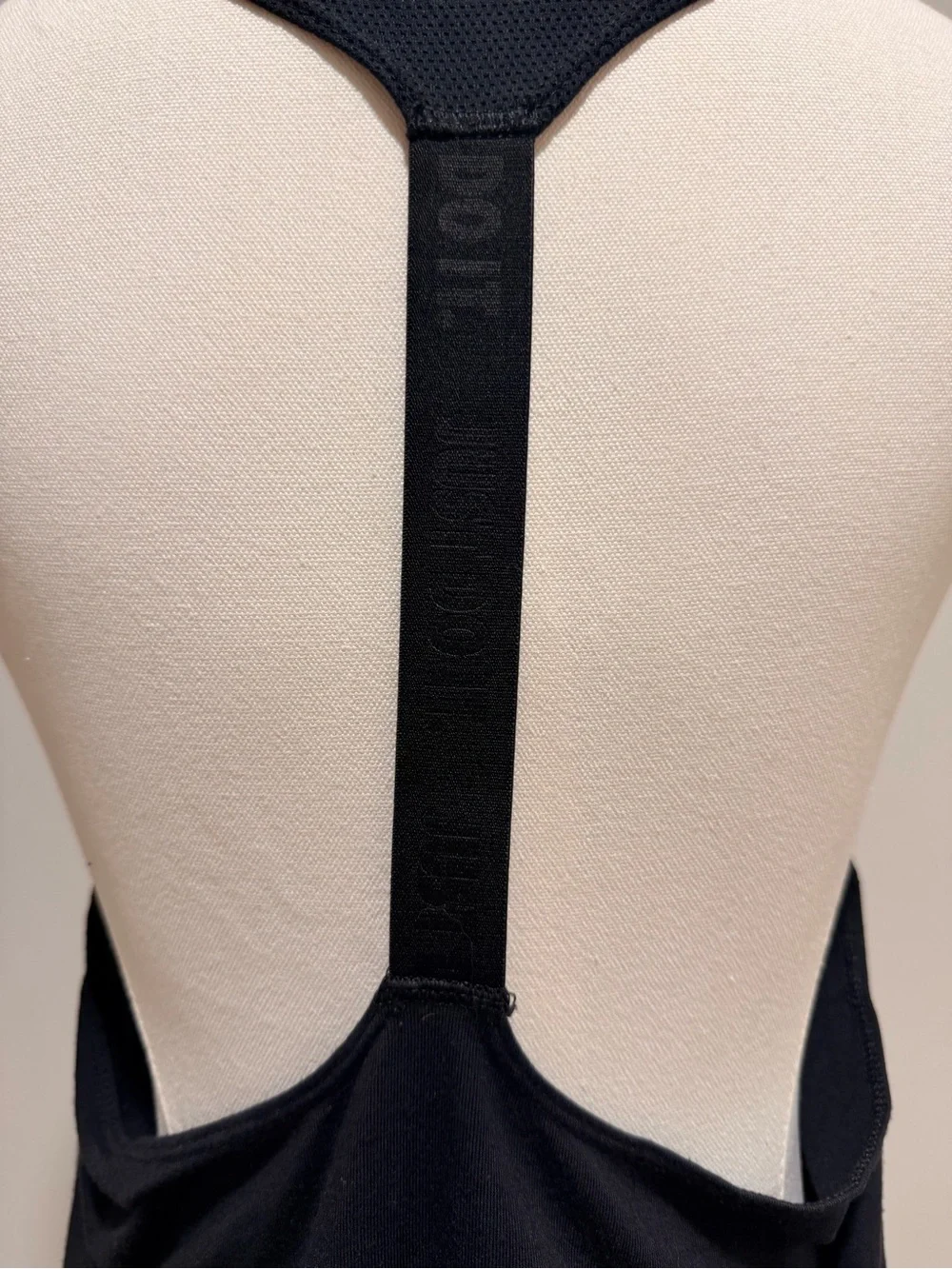 Nike Elastika Tank 2.0 Dri-FIT Black Open Back Racerback M